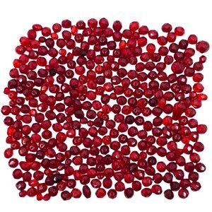 Czech Vintage Red Faceted Glass Beads Shape & Size Varies 188grams